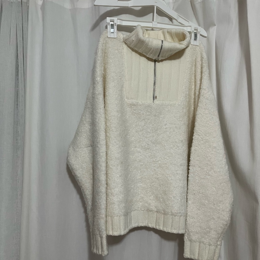 Cozy Cream Turtleneck Sweater